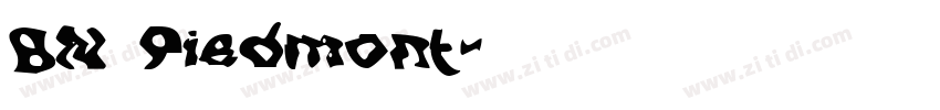 BN Piedmont字体转换